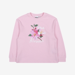 Fila Blossom Round - Poikien T Paita - VaaleanPinkki | FI-11053